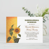 ヒマワリリハーサルディナー招待状 招待状 (スタンド正面)