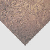 ヒマワリヴィンテージセピアフローラシックデコパージュ 薄葉紙 (詳細)