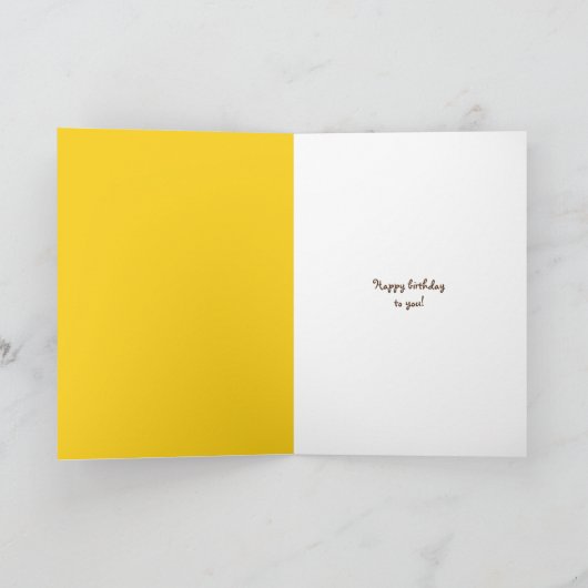 ヒマワリ付転がきトイレ紙 カード (内部)