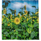 ヒマワリ分野 シャワーカーテン (正面)