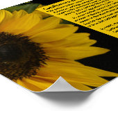 ヒマワリ参政権カラー象徴第19回改正 ポスター (角)