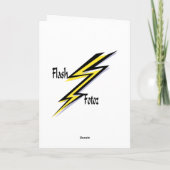 ヒマワリ及びシマリス カード (裏面)