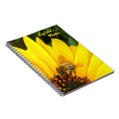 ヒマワリ及び蜂の~のノート ノートブック (右側)