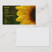ヒマワリ名刺 名刺 (正面/裏面)
