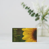 ヒマワリ名刺 名刺 (スタンド正面)