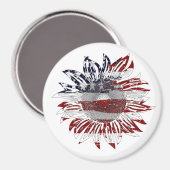 ヒマワリ国旗 マグネット (正面/裏面)