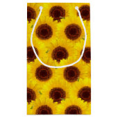 ヒマワリ型小抱き枕 スモールペーパーバッグ (裏面)