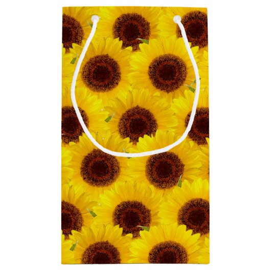 ヒマワリ型小抱き枕 スモールペーパーバッグ (裏面)