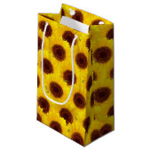 ヒマワリ型小抱き枕 スモールペーパーバッグ (正面アングル)