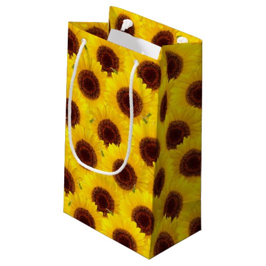 ヒマワリ型小抱き枕 スモールペーパーバッグ (裏面アングル)