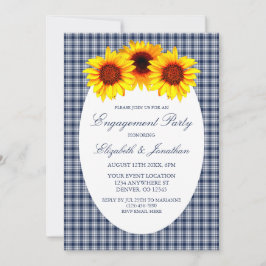 ヒマワリ婚約パーティ 招待状