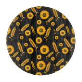 ヒマワリ小麦切断板 カッティングボード (正面)