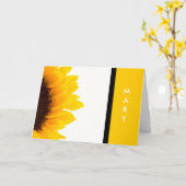 ヒマワリ属 カード (黄色い花)