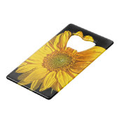 ヒマワリ属 クレジットカード栓抜き (正面アングル)