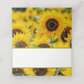 ヒマワリ座席表 プレイスカード (内部開封)