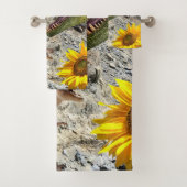 ヒマワリ恐竜フローラバスタオオルセット バスタオルセット (インサイチュ)