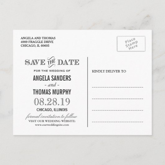 ヒマワリ日を保素朴存する木製のストリングライト 案内ポストカード (裏面)