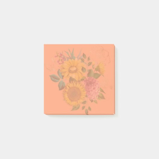 ヒマワリ日ポストイットノート ポストイット (正面)