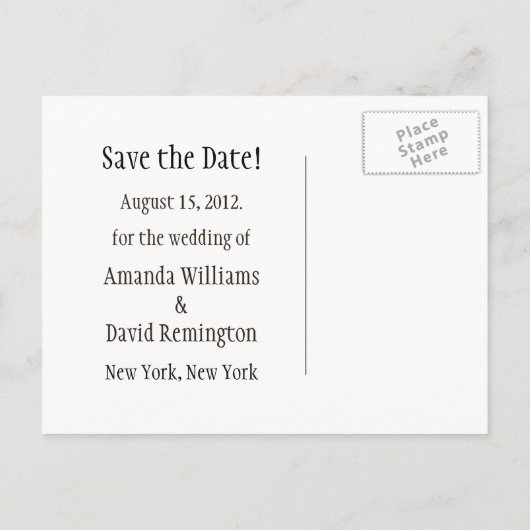 ヒマワリ日付はがきをピンク色で保存 案内ポストカード (裏面)