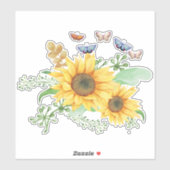 ヒマワリ春シール シール (シート)