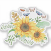 ヒマワリ春シール シール (正面)