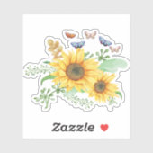 ヒマワリ春シール シール (シート)