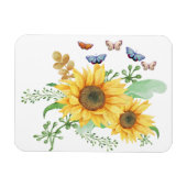 ヒマワリ春磁石 マグネット (横)