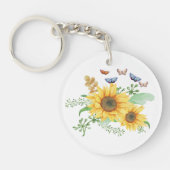 ヒマワリ春 キーホルダー (正面)