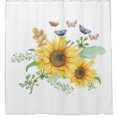 ヒマワリ春 シャワーカーテン (正面)