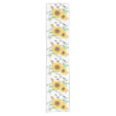 ヒマワリ春 ショートテーブルランナー (正面)