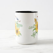 ヒマワリ春 ツートーンマグカップ (中央)