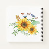 ヒマワリ春 ノートブック (裏面)