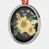 ヒマワリ春 メタルオーナメント (左)