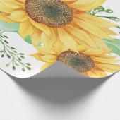 ヒマワリ春 ラッピングペーパー (角)