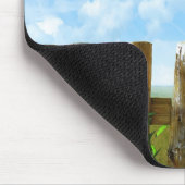 ヒマワリ木柵マウスパッド マウスパッド (コーナー)