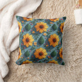 ヒマワリ枕 クッション (ブランケット)
