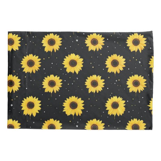 ヒマワリ枕 枕カバー (裏面-左)