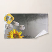 ヒマワリ極熊フローラセット バスタオルセット (ハンドタオル)