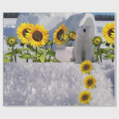 ヒマワリ極熊マットラッピング紙 ラッピングペーパー (フラット)