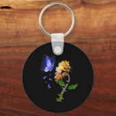 ヒマワリ水頭症認識度2 キーホルダー (正面)