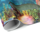 ヒマワリ海魚艶包み紙 ラッピングペーパー (ロールコーナー)