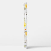 ヒマワリ灰色イエローのまわりにユーカリ葉 Case-Mate iPhoneケース (裏面 / 右)