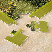 ヒマワリ牧草地 ジグソーパズル (側面)