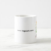 ヒマワリ猫のマグ コーヒーマグカップ (中央)