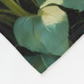 ヒマワリ畑のゴリラ猿 フリースブランケット (角)