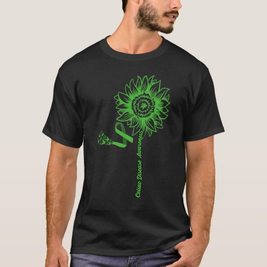 ヒマワリ病認識度月 Tシャツ (正面)