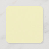 ヒマワリ白デイジーのアーチエレガント写真 エンクロージャーカード (裏面)