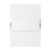 ヒマワリ白フローラ素朴グ結婚リーズ 招待状ベリーバンド (裏面例)