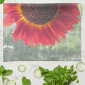 ヒマワリ皿タオル キッチンタオル (折り畳み)