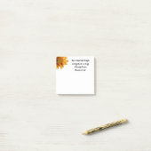 ヒマワリ箴言31:25カスタム聖書聖句 ポストイット (デスク上)